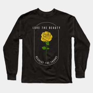 Roses with yellow Leaves Long Sleeve T-Shirt